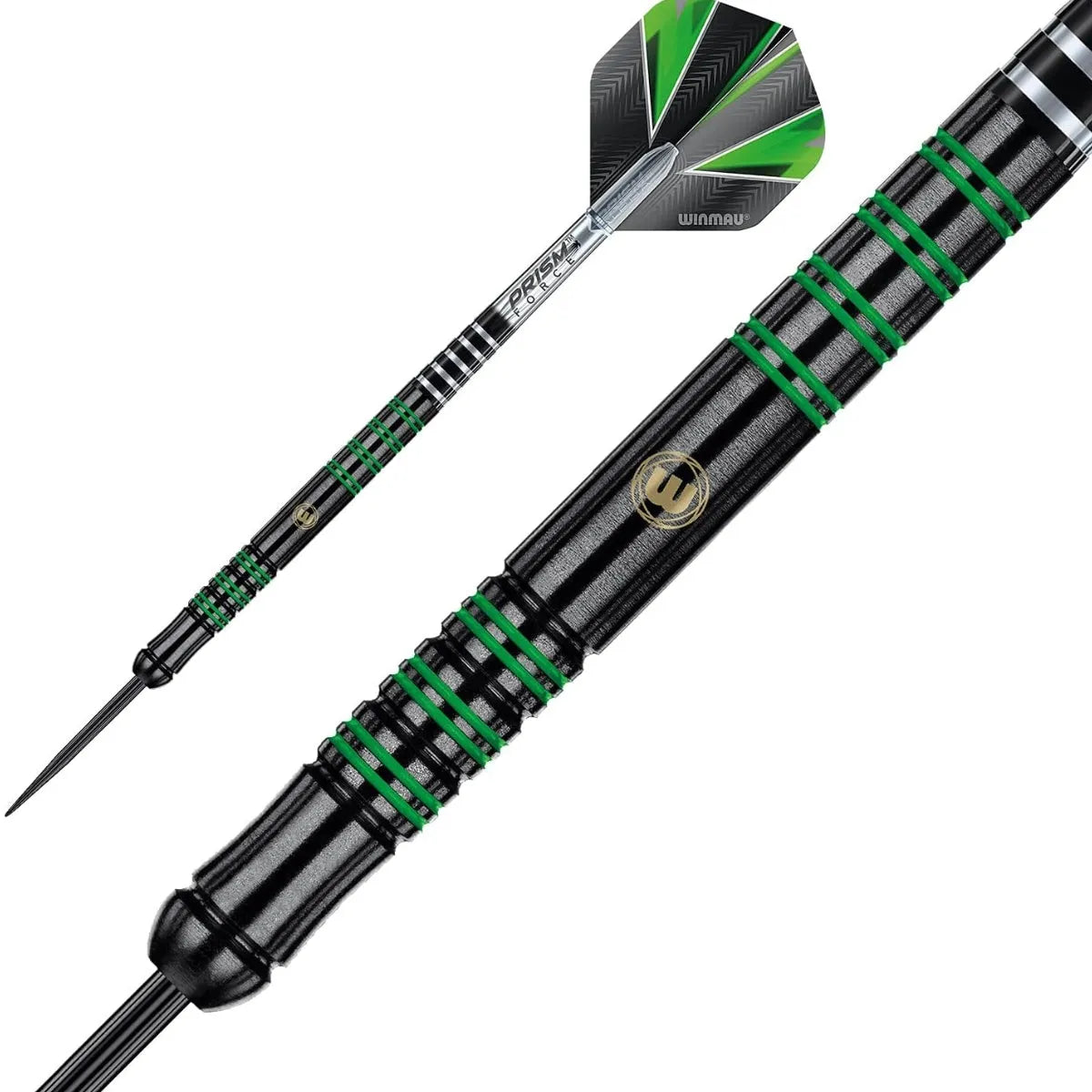 Winmau Brendan Dolan Black Onyx Darts 90% Tungsten Steel Tip Darts