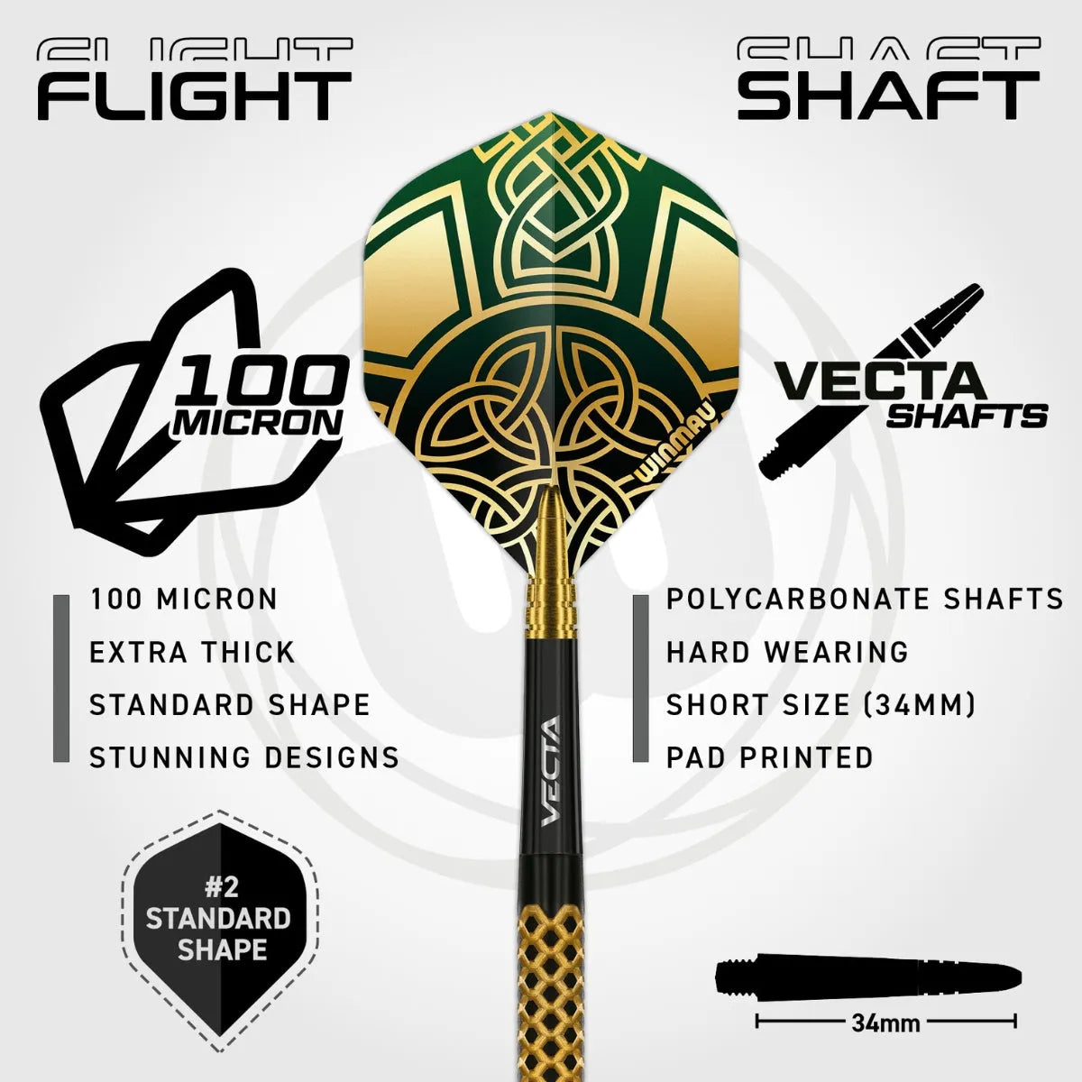 Winmau Brendan Dolan Signature Series 90% Tungsten Steel Tip Darts