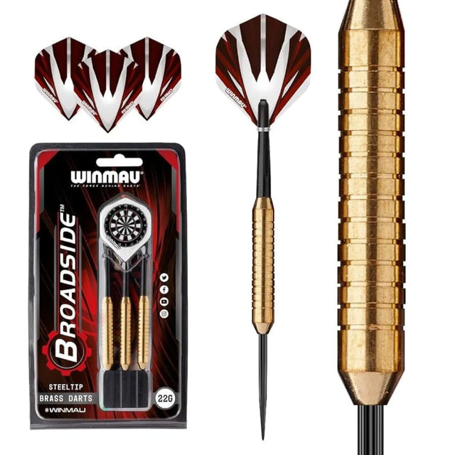Winmau Broadside Brass Darts Steel Tip Darts