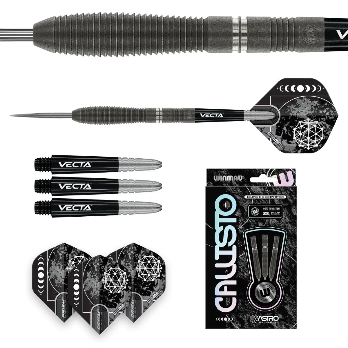 Winmau Callisto Style 2 90% Tungsten Steel Tip Darts