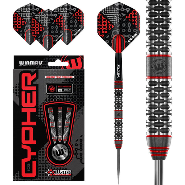 Winmau Cypher 90% Tungsten Steel Tip Darts-1-22 GRAM-Premier Darts