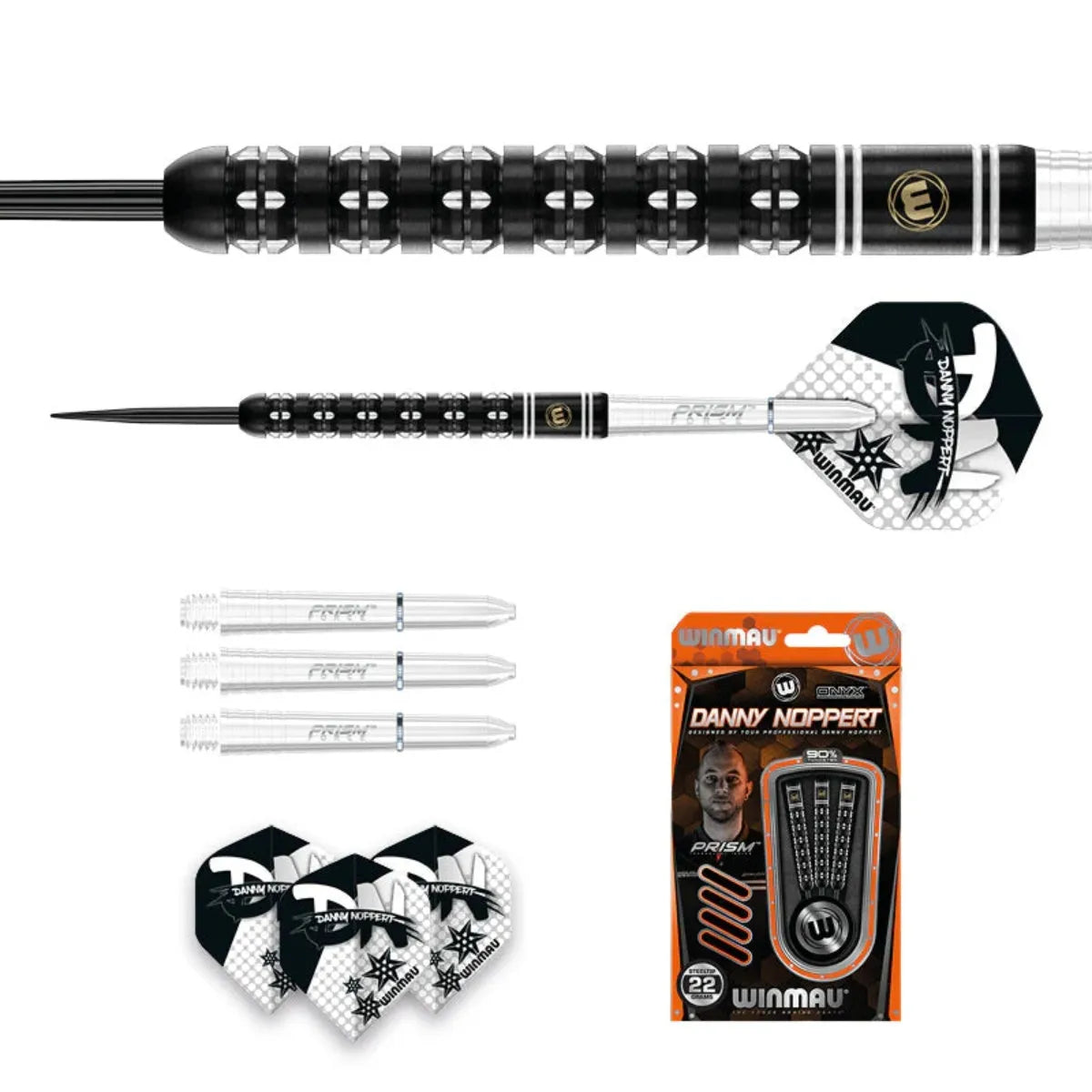 Winmau Danny Noppert Freeze Edition 90% Tungsten Steel Tip Darts