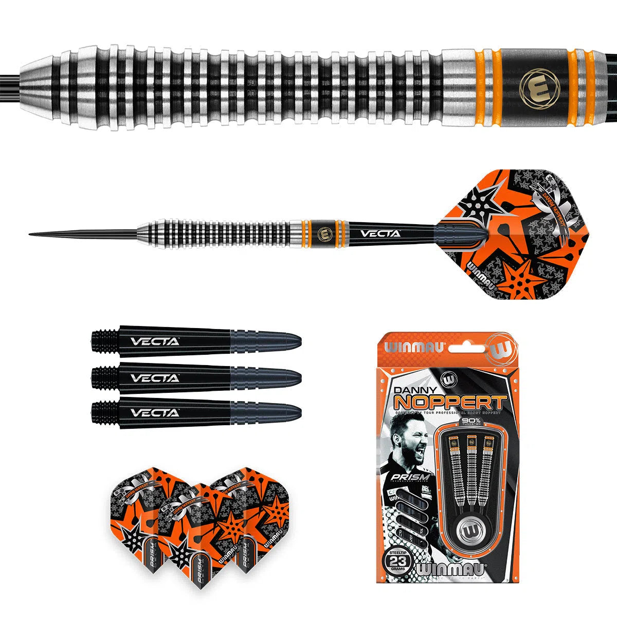 Winmau Danny Noppert Signature Edition 2.0 90% Tungsten Steel Tip Darts