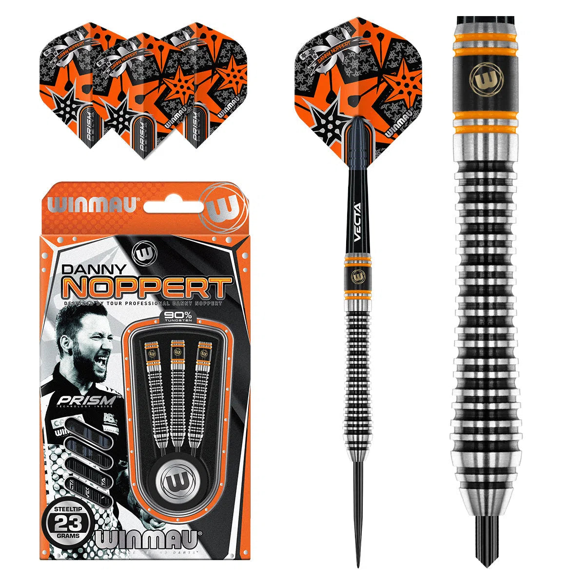 Winmau Danny Noppert Signature Edition 2.0 90% Tungsten Steel Tip Darts