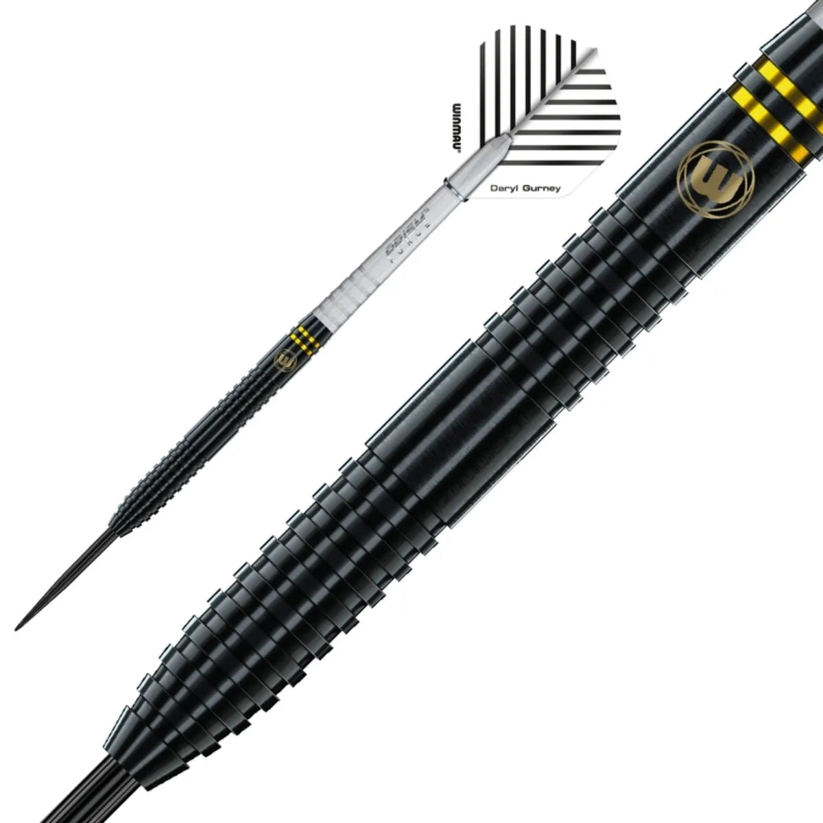 Winmau Daryl Gurney Black Special Edition 90% Tungsten Steel Tip Darts