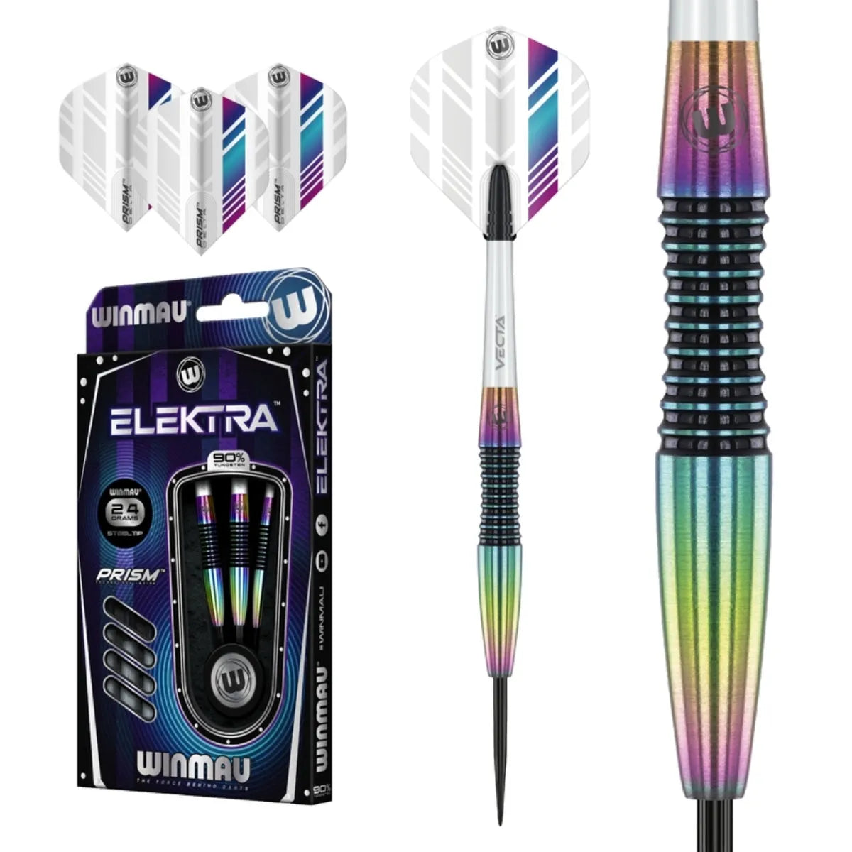 Winmau Elektra 90% Tungsten Steel Tip Darts