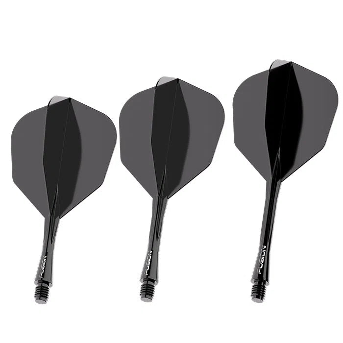 Winmau Fusion Integrated Flight System No6-5-Black-Short-Premier Darts