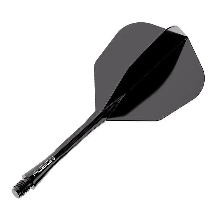 Winmau Fusion Integrated Flight System No6-6-Black-Short-Premier Darts