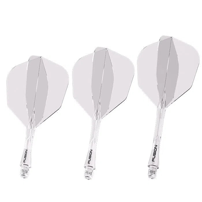 Winmau Fusion Integrated Flight System No6-12-Black-Short-Premier Darts