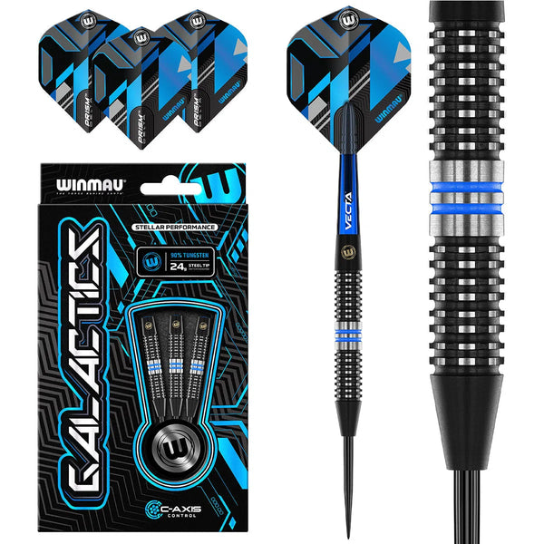 Winmau Galactics 90% Tungsten Steel Tip Darts-1-24 GRAM-Premier Darts