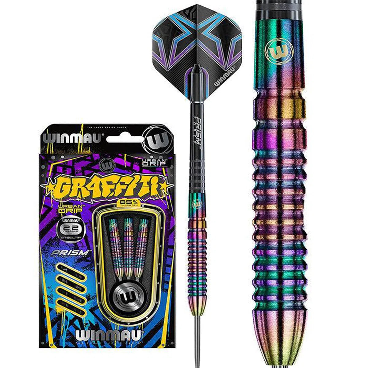Winmau Graffiti 85% Tungsten Steel Tip Darts