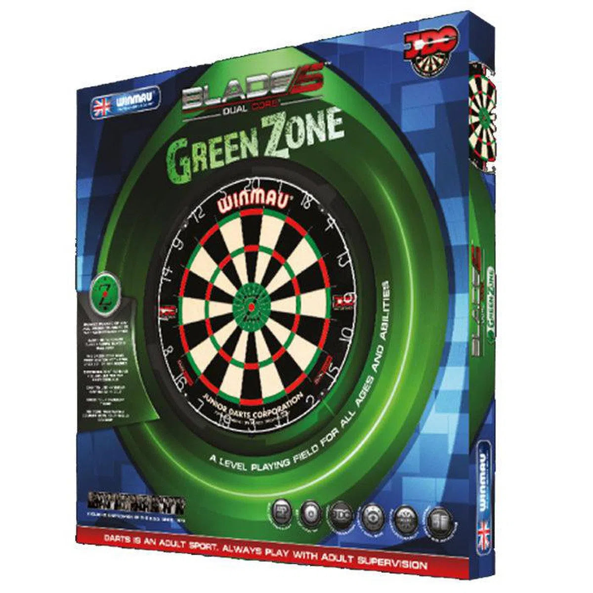 Winmau Green Zone Blade 5 Dual Core Dartboard