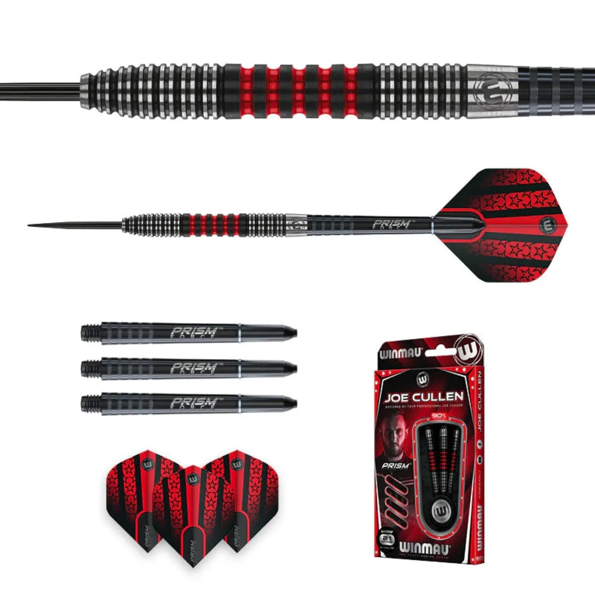 Winmau Joe Cullen 90% Tungsten Steel Tip Darts