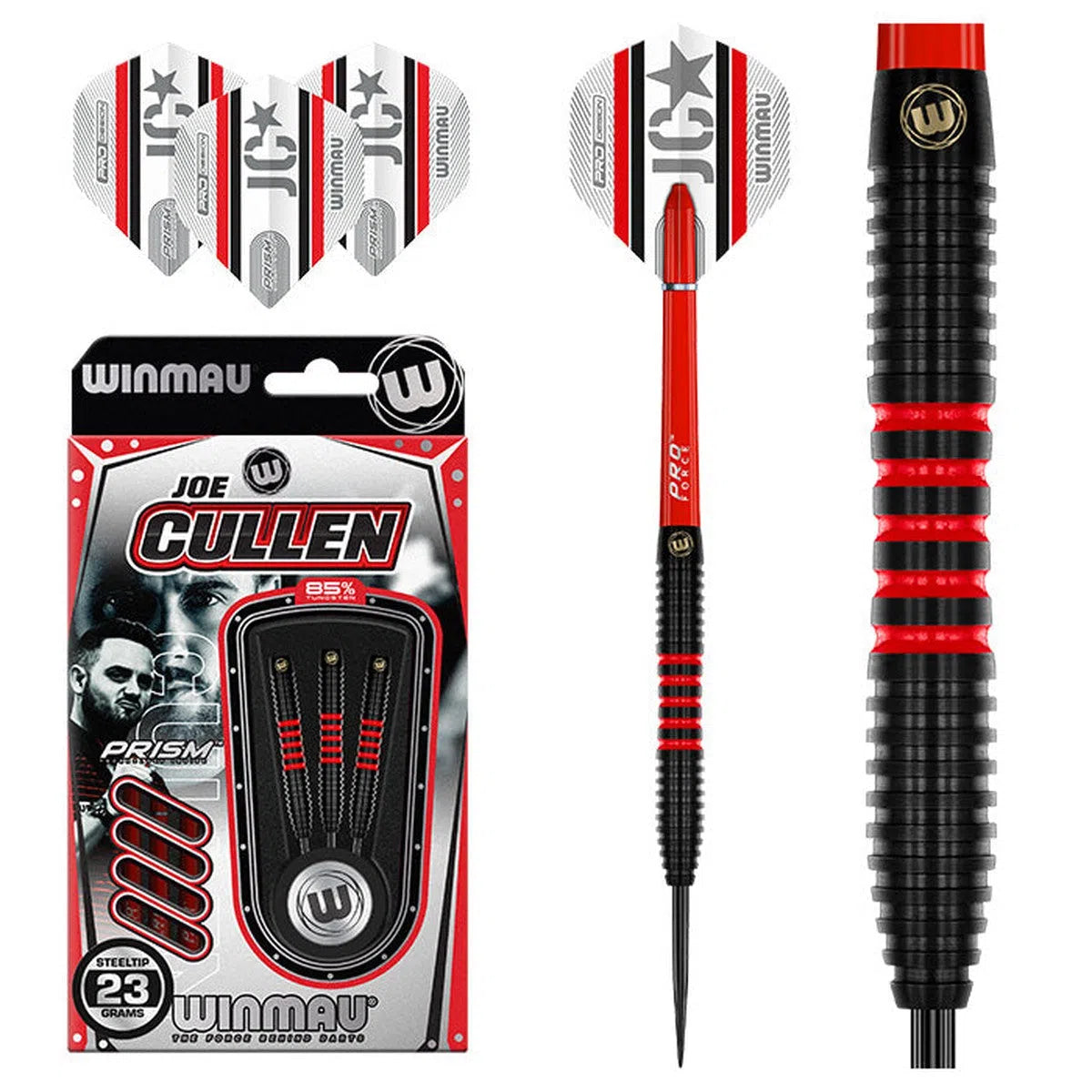 Winmau Joe Cullen ProSeries 85% Tungsten Steel Tip Darts