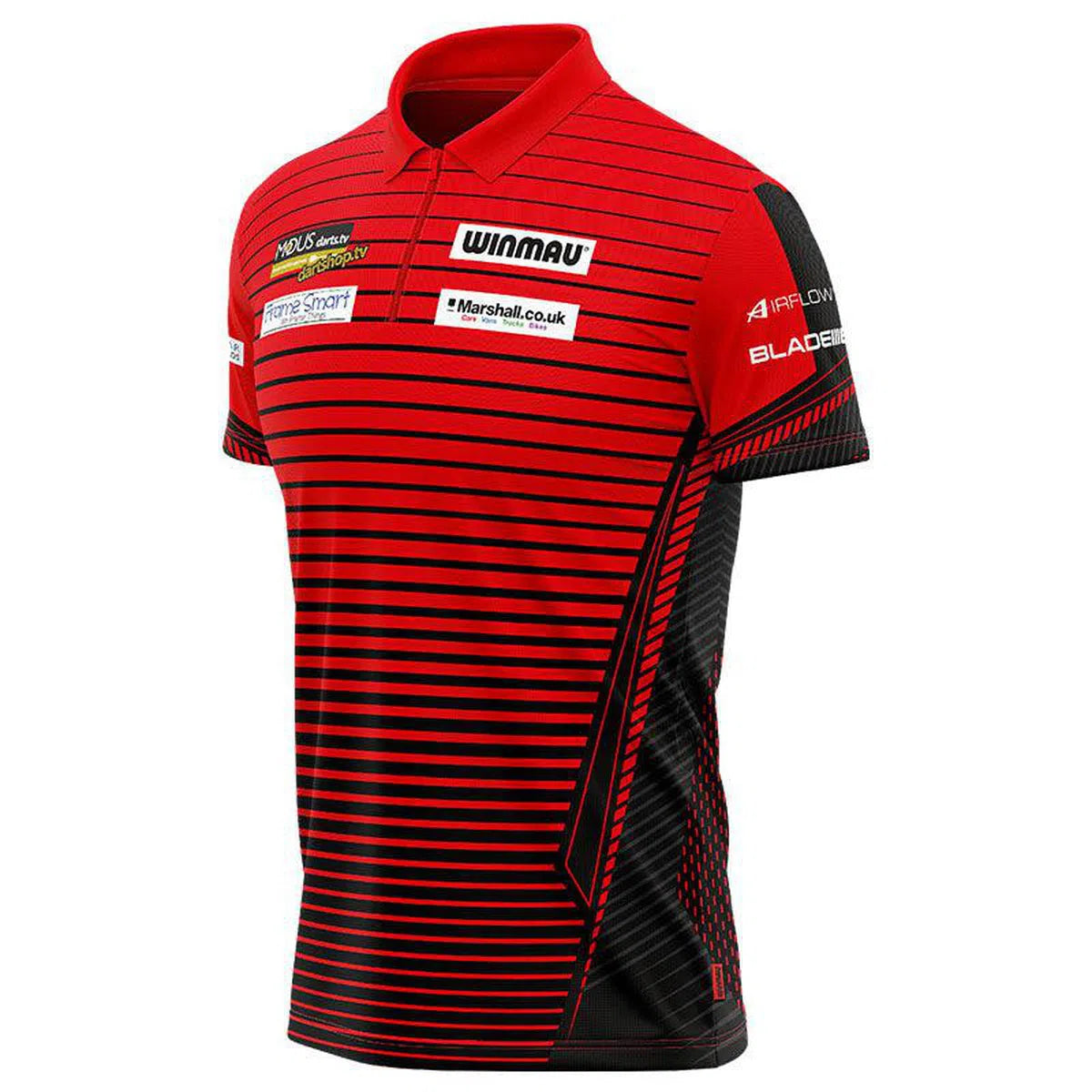 Winmau Joe Cullen Shirt  Black and Red