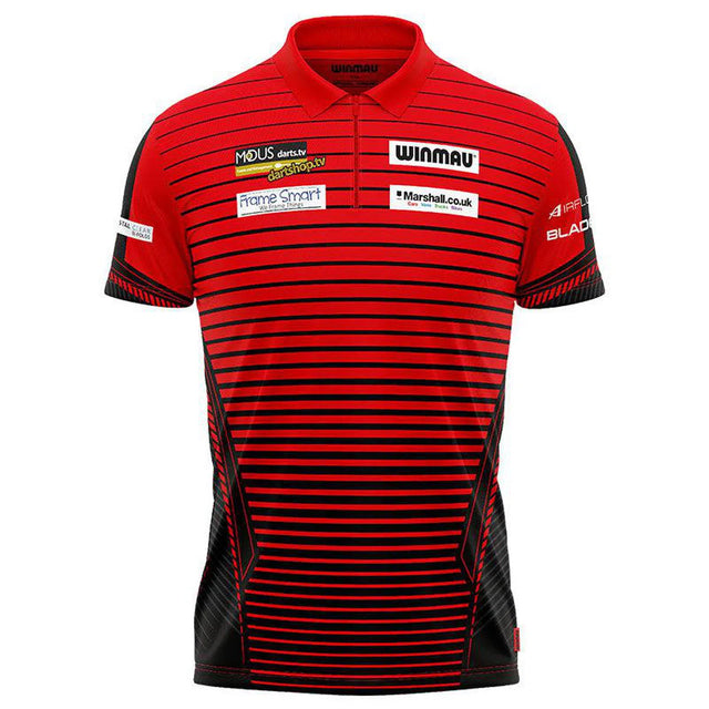Winmau Joe Cullen Shirt  Black and Red