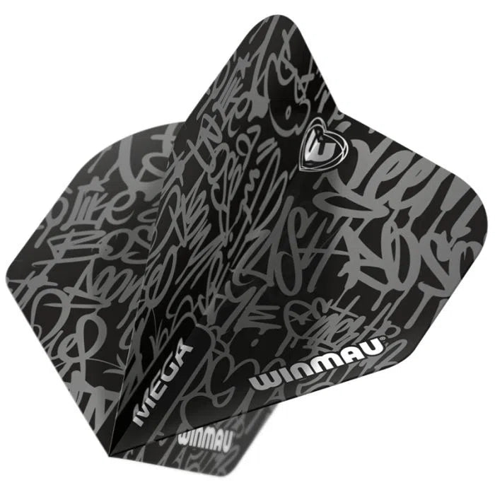 Winmau Mega Standard Black Flights