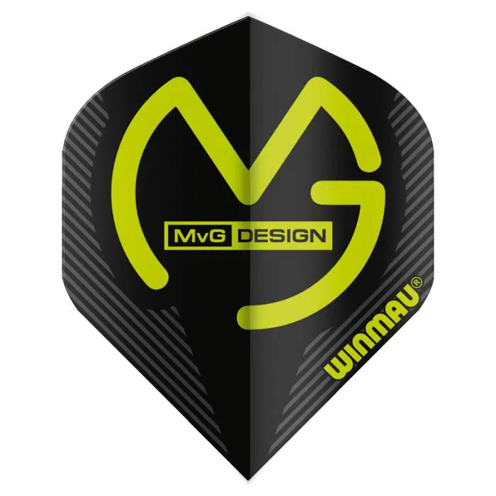 Winmau Mega Standard MvG Black Flights