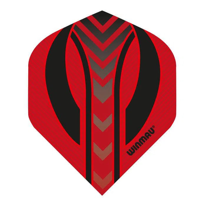 Winmau Mega Standard Red and Black Dart Flights