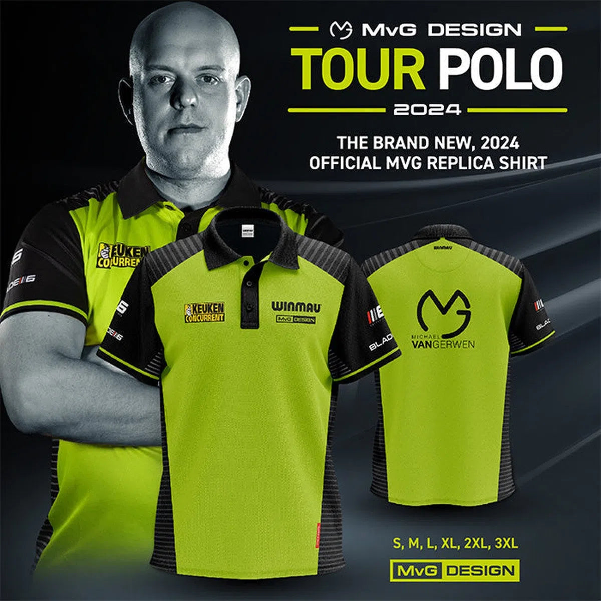 Winmau MvG 2024 ProLine Tour Shirt