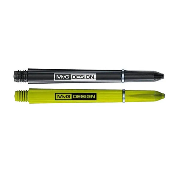Winmau MvG Design Shafts-1-Black-Short-Premier Darts