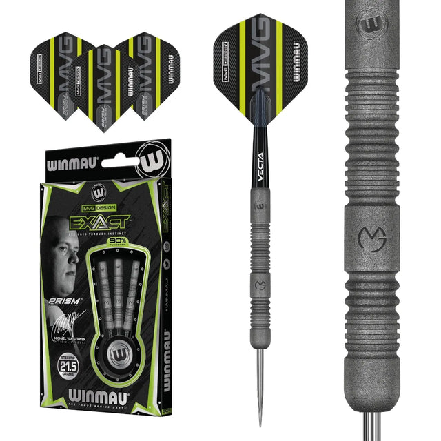 Winmau MvG Exact 90% Tungsten Steel Tip Darts