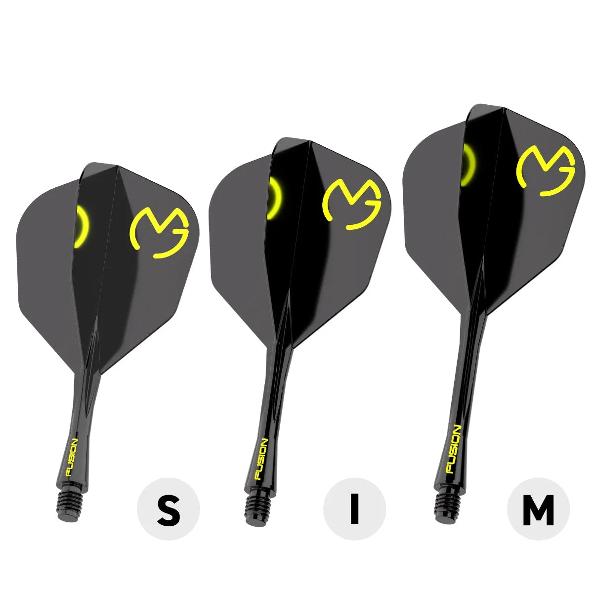 Winmau MvG Pac Man Fusion Integrated Flight System  No6