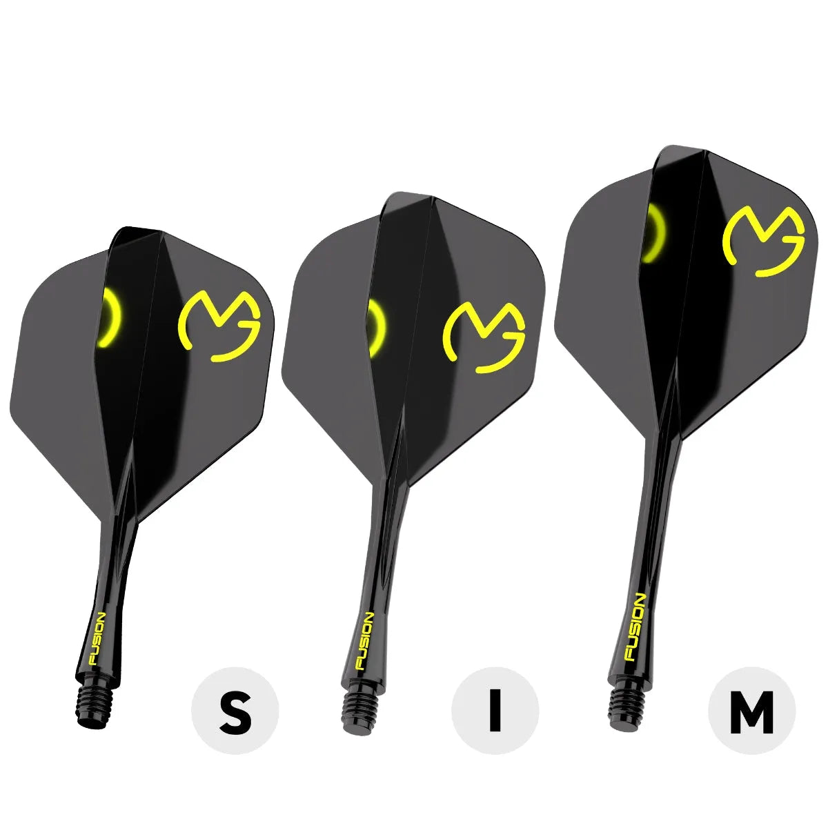 Winmau MvG Pac Man Fusion Integrated Flight System  No6