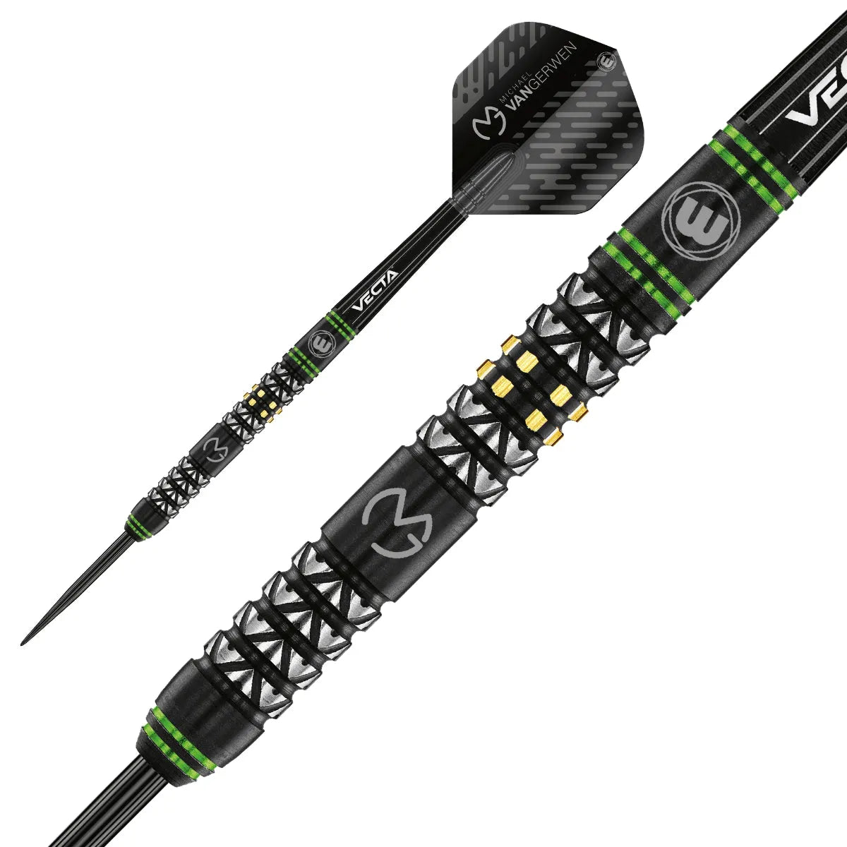 Winmau MvG Vantage 90% Tungsten Steel Tip Darts