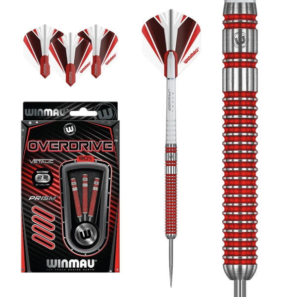 Winmau Overdrive 90% Tungsten Steel Tip Darts-1-22 GRAM-Premier Darts