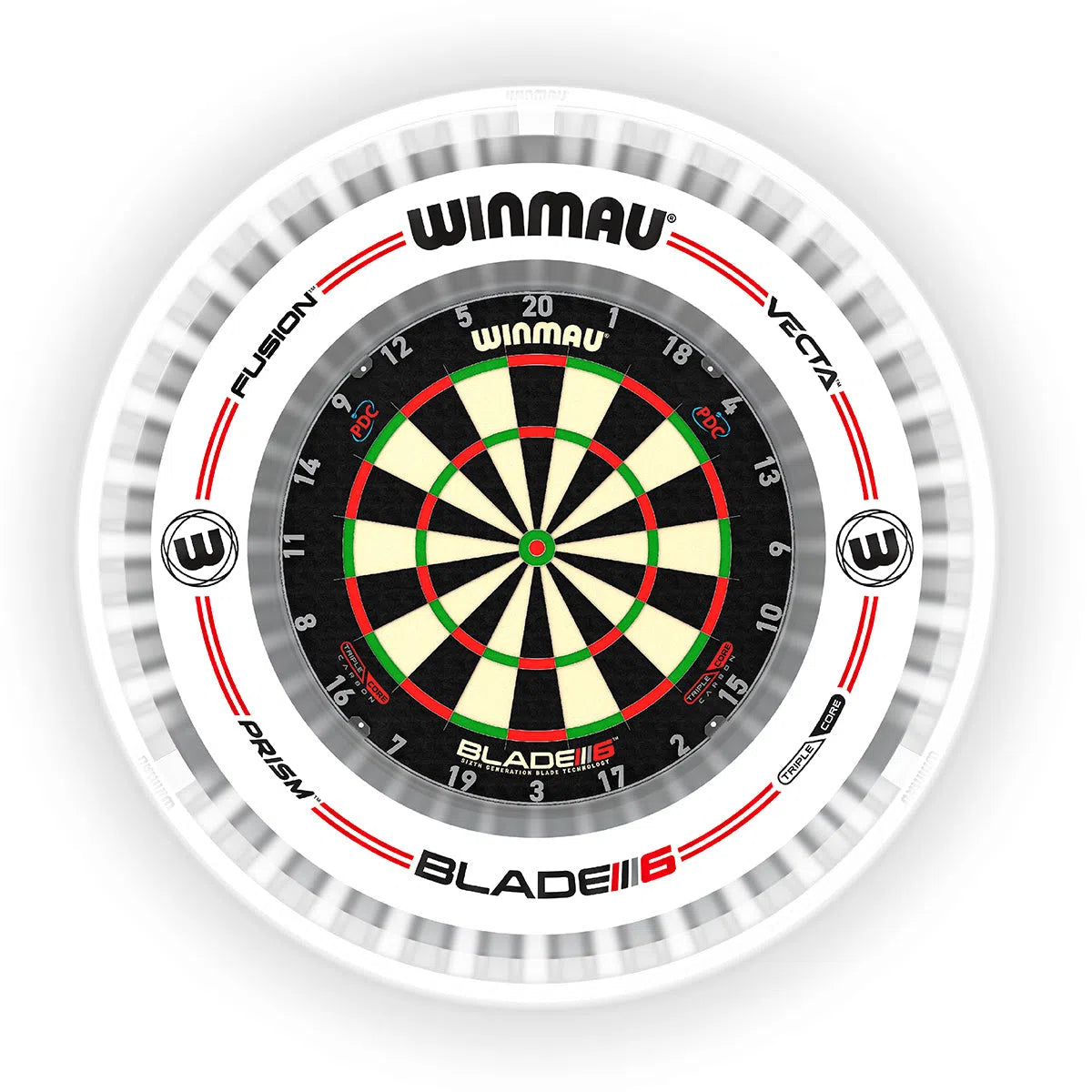 Winmau Plasma Ice Dartboard Surround Bundle