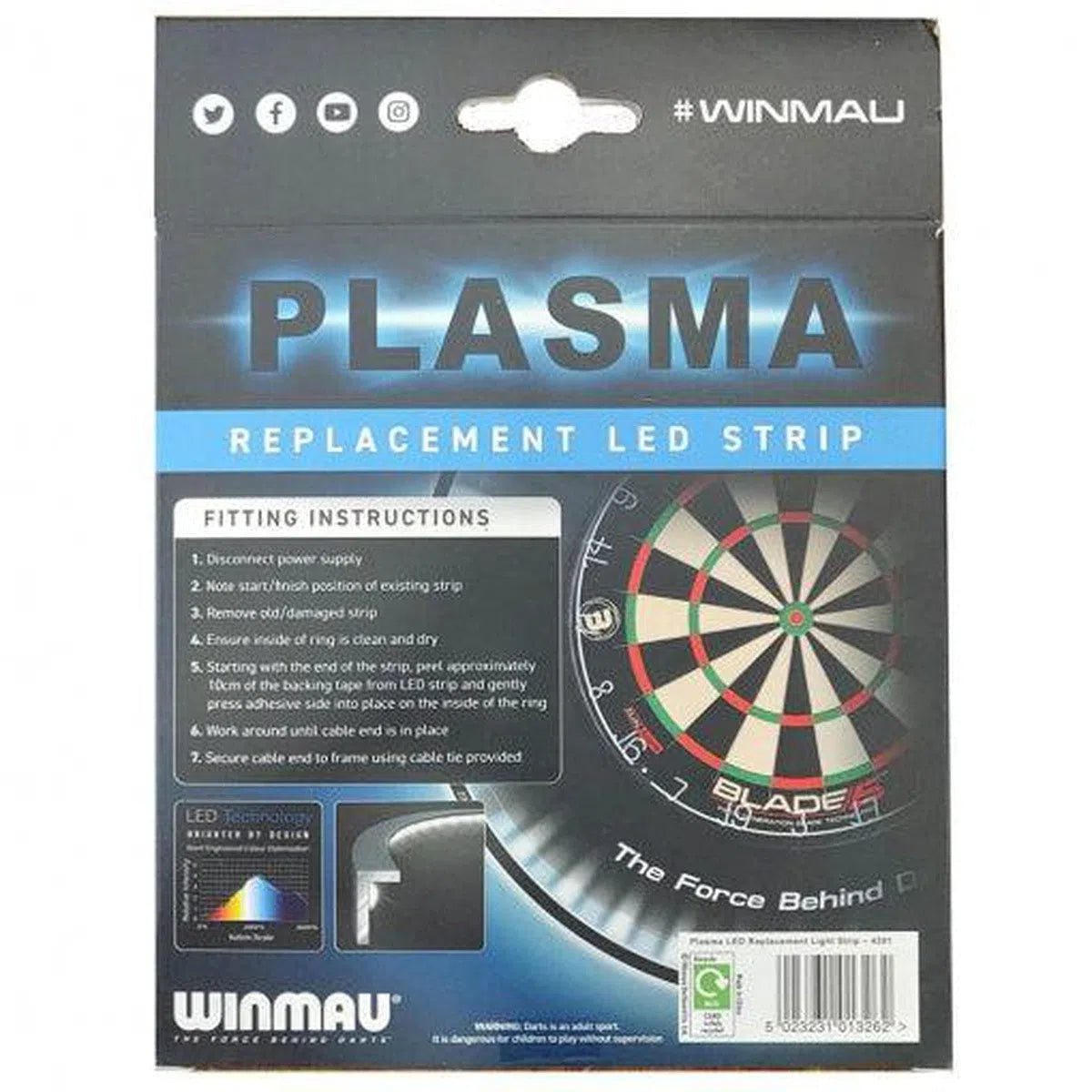 Winmau Plasma LED Replacement Pack