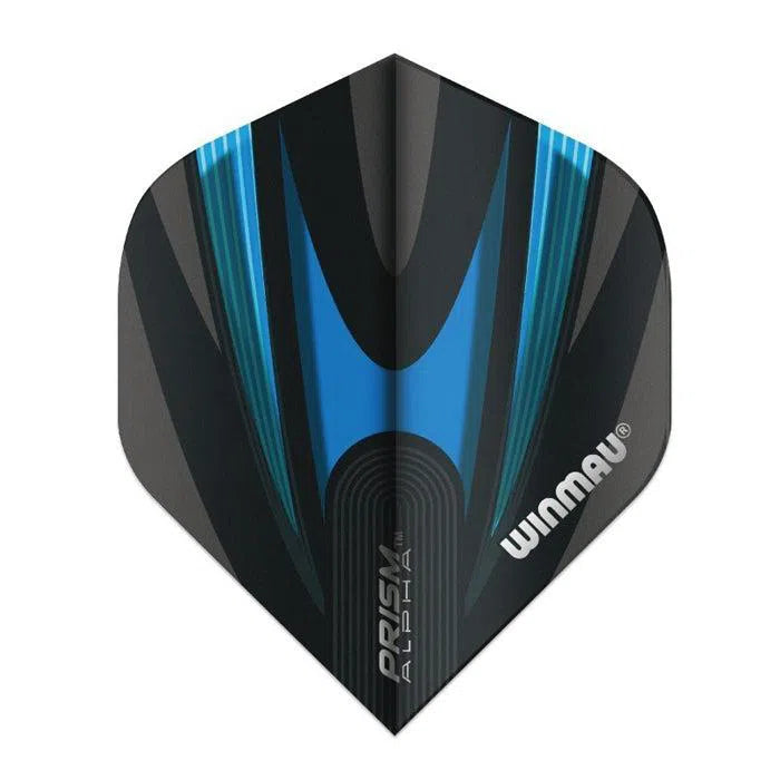 Winmau Prism Alpha Black and Blue Extra Thick Dart Flights