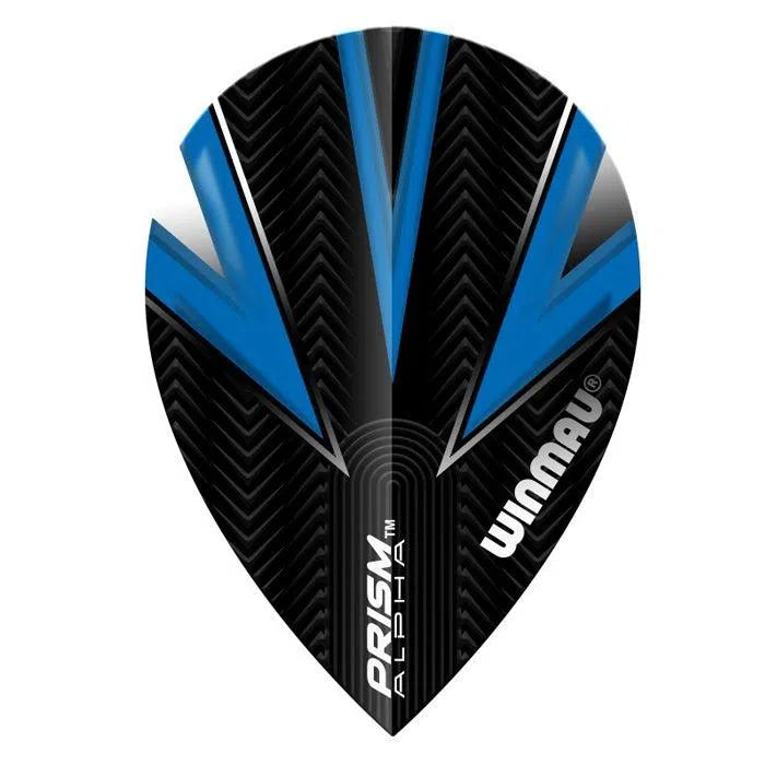 Winmau Prism Alpha Black and Blue Extra Thick Dart Flights