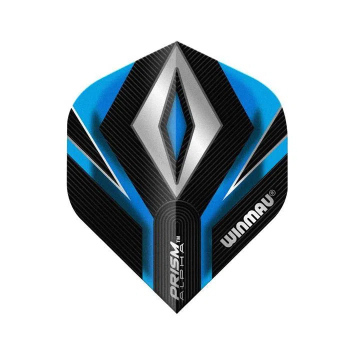 Winmau Prism Alpha Black and Blue Extra Thick Dart Flights