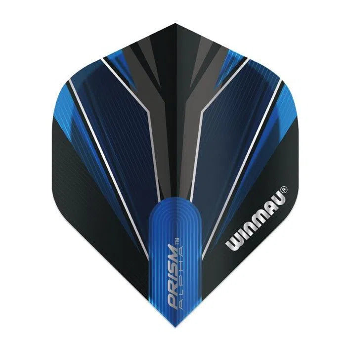 Winmau Prism Alpha Black and Blue Extra Thick Dart Flights