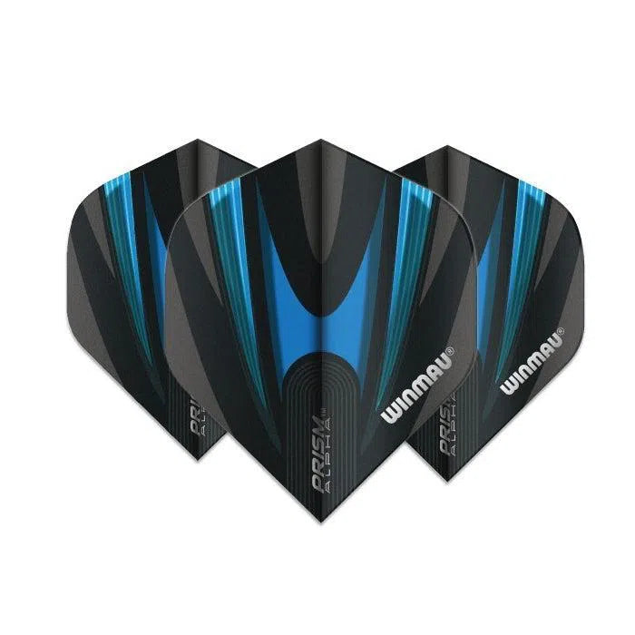 Winmau Prism Alpha Black and Blue Extra Thick Dart Flights
