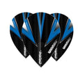 Winmau Prism Alpha Black and Blue Extra Thick Dart Flights
