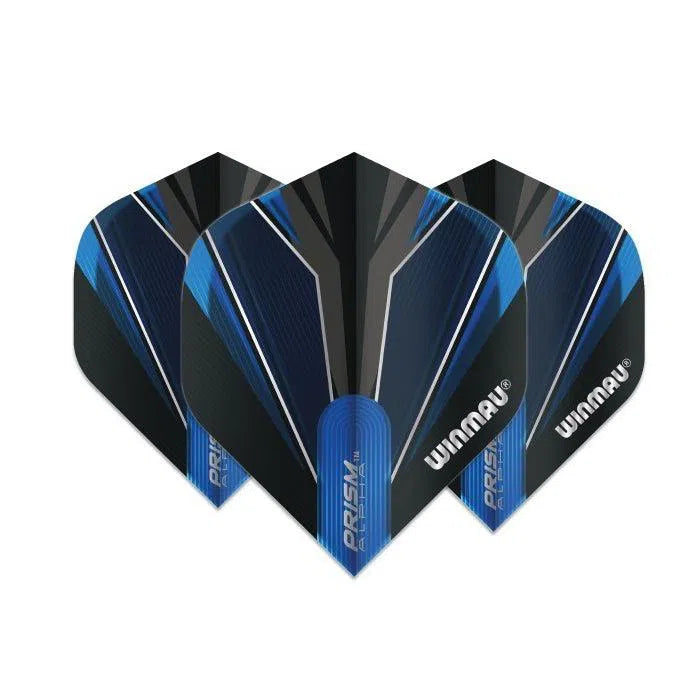 Winmau Prism Alpha Black and Blue Extra Thick Dart Flights