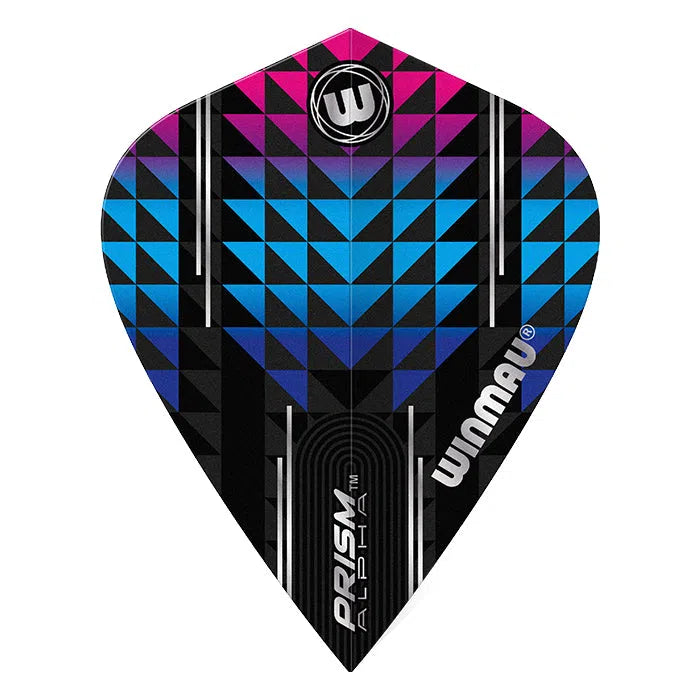 Winmau Prism Alpha Black and Blue Kite Flights