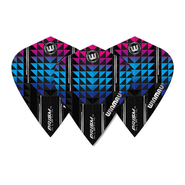 Winmau Prism Alpha Black and Blue Kite Flights