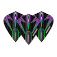 Winmau Prism Alpha Black, Green and Purple Kite Flights