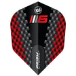 Winmau Prism Alpha Black and Red V6 Dart Flights
