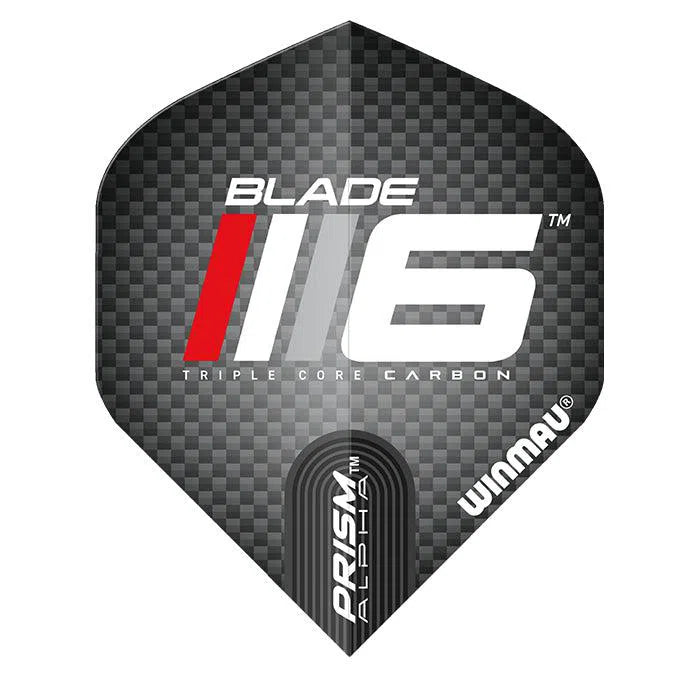 Winmau Prism Alpha Blade 6 Logo Extra Thick Flights