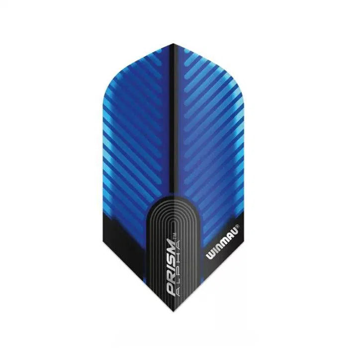 Winmau Prism Alpha Blue and Black Extra Thick Slim Dart Flights