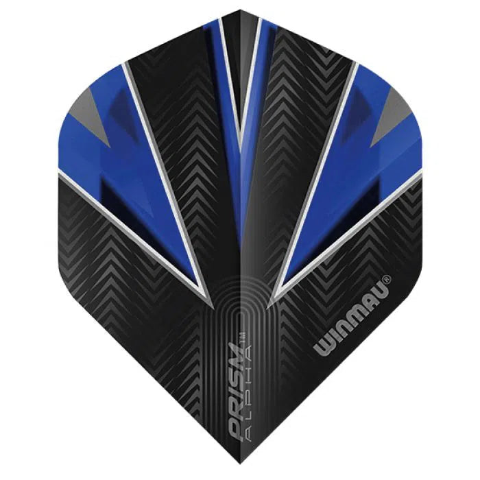 Winmau Prism Alpha Extra Thick Standard Black and Blue Flights