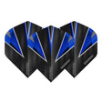 Winmau Prism Alpha Extra Thick Standard Black and Blue Flights