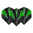 Winmau Prism Alpha Extra Thick Standard Black and Green Flights