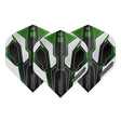 Winmau Prism Alpha Extra Thick Standard Black and Green Flights