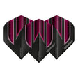 Winmau Prism Alpha Extra Thick Standard Black and Pink Flights